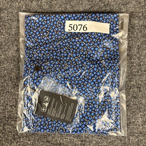 Deolax Performance Golf Polo Size XL Floral NWT Blue - Picture 8 of 8