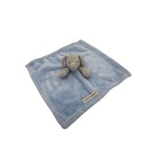 Blankets and Beyond Blue Elephant Lovey Plush Security Blanket Baby Soft