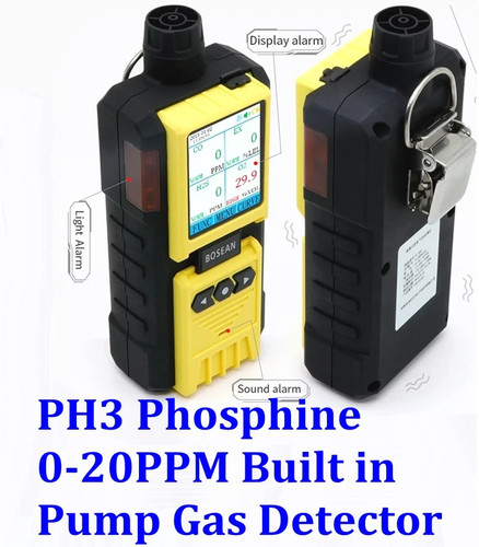 PH3 Phosphine Gas Detector Built in Pump Curve Display Quality Sensor 0-20PPM - Picture 1 of 12