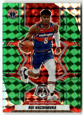 2021-22 Panini Mosaic NBA No. 152 Rui Hachimura Green Mosaic Prizm