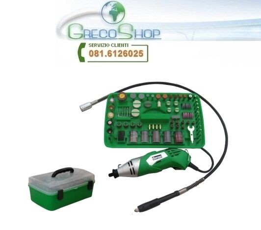 Minitrapano Rotativo 170W Tipo Mini Drill | Offerta Kit 218 Pezzi