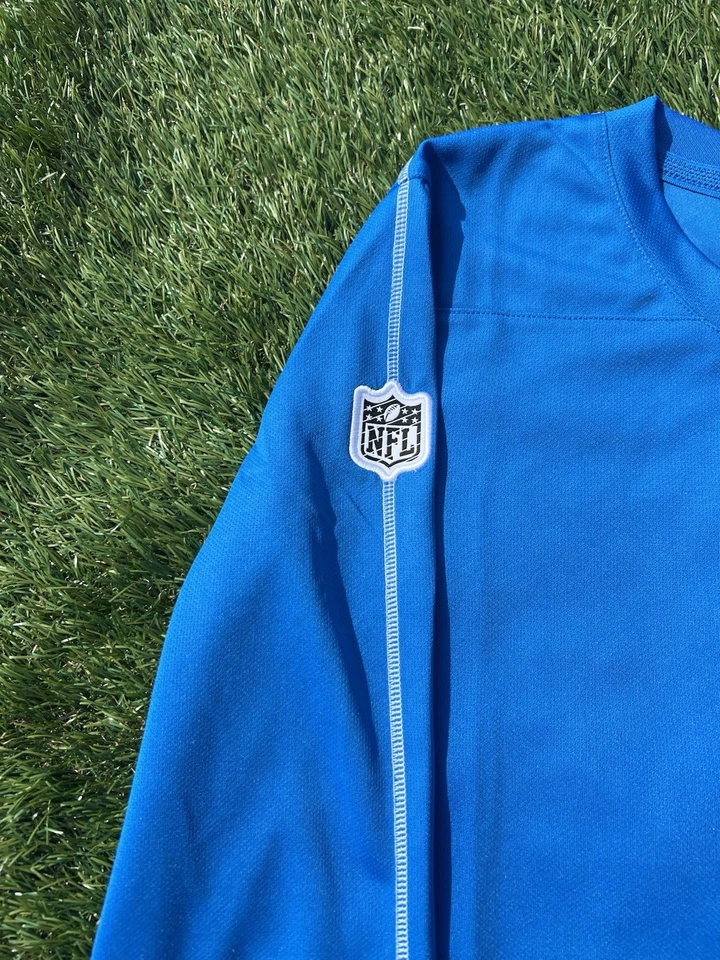 Men’s Large Detroit Lions Nike NFL Dri-FIT UV Performance On Field Slim Training - Image 2 of 4