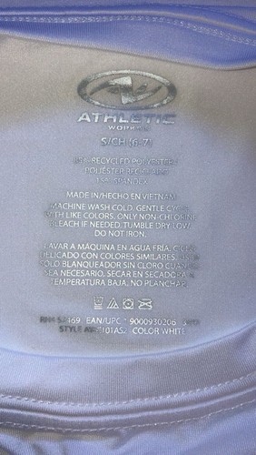 Athletic Works Youth Compression Crew Tee Size Small (6/7) Boys White T-Shirt S - Picture 4 of 11