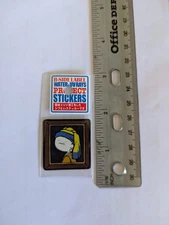 Girl With a Pearl Earring Painting B Side Label Sticker - UV/Water Resistant