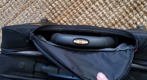 VICTORINOX | SWISS ARMY ROLLING LUGGAGE WHEELED BLACK TOTE NWT - Picture 7 of 7