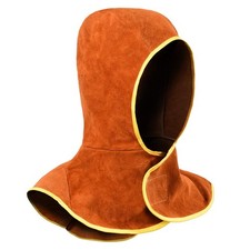 Welding Hood Leather - Cowhide Split Leather Welding Caps Protector with Neck...