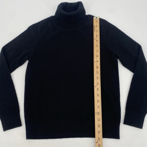 Quince Damen-Rollkragenpullover Größe Small schwarz mongolischer Kaschmir - Bild 8 von 12