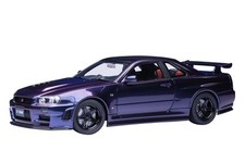 AUTOart 1/18 Nismo R34 GT-R Z-tune Midnight Purple III Model Car JP