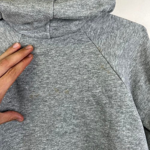 Vintage Rare Healthknit Grey 80s Hoodie Size Small - Bild 4 von 7