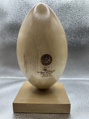 Vintage Mini Wooden Football By Grid Works 1999 Seattle Seahawks - Bild 3 von 6
