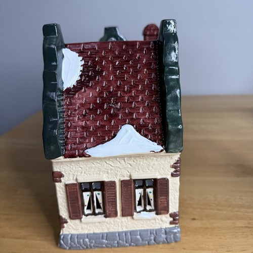 Vintage Dept 56 Snow Village Sonoma House 1986 Lighted Read - Picture 4 of 23
