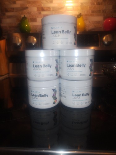 Menge 5 AUTHENTISCH! Lean Belly Juice IKARIA Superfood Komplex Neu Versiegelt