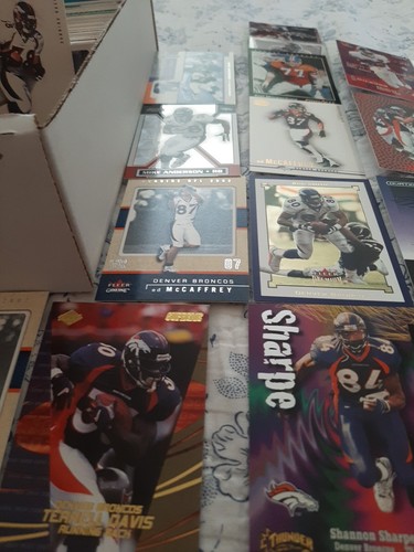 Lotto 320 carte Football Denver Broncos Topps Thunder Gridiron Fleer Prestige - Foto 2 di 8