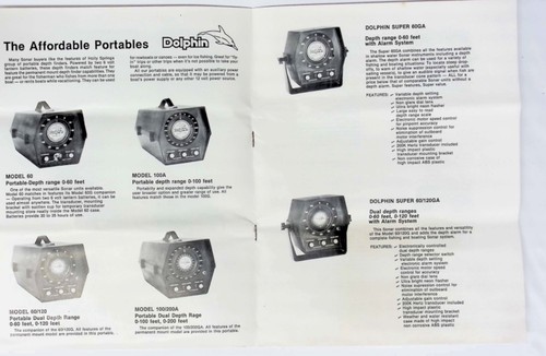 Vintage Dolphin Sonar Brochure Product Catalog - Picture 4 of 5