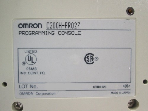 Unidad de consola de programación OMRON C200H-PR027 - Imagen 3 de 5