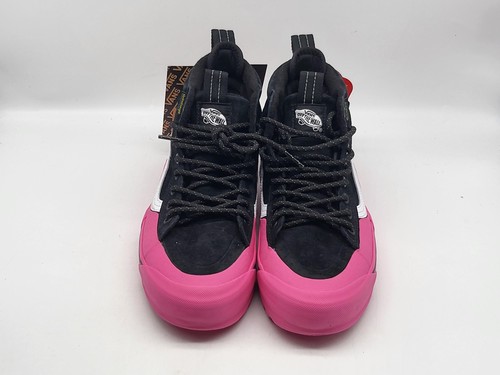 Vans Sk8-Hi MTE-1 Shoes Mens Size 5.5 Black Pink All-Trac Waterproof Primaloft - Picture 2 of 13