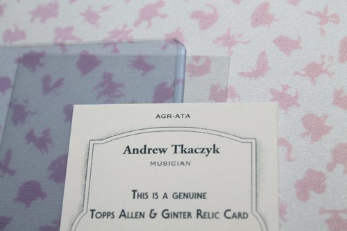 2024 Topps Allen & Ginter - Relics A #AGR-ATA Andrew Tkaczyk (MEM, RC) - Foto 5 di 6