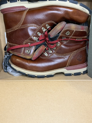 Timberland GORE-TEX Waterproof Brown Leather Hiking Ankle Boot Men US 9.5 M