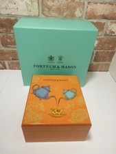 Fortnum and Mason Wooden Tea Display Box. EMPTY. 4 Sections