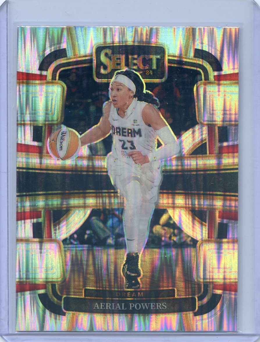 2024 Panini Select WNBA AERIAL POWERS #70 Concourse SILVER FLASH Prizm