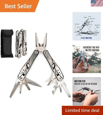 Multitool Plier - 12 In 1 Multi Tool Multi-color Stainless Steel