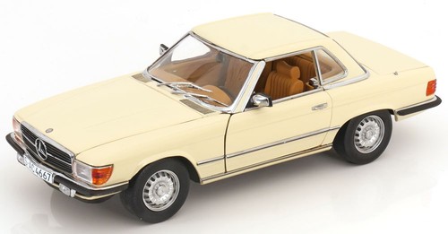 1:18 Sunstar Mercedes 350 SL R107 Hardtop 1977 Cream