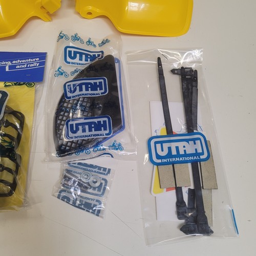 Kit De Pare-Mains Couvre-Disque Couvre-Freins HONDA MTX 125 R Jaune UTAH 330931G - Bild 5 von 5