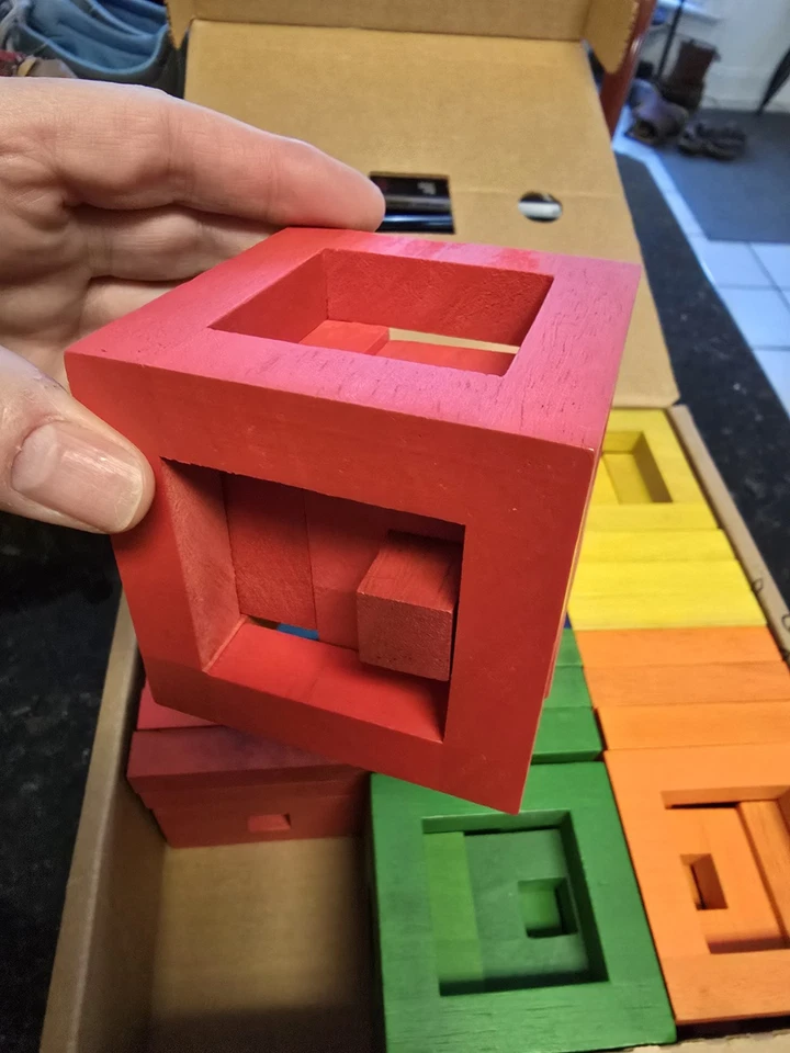 Fat Brain Toys Twig Colorful Wooden Building Blocks Ages 4 And Up - Image 2 of 4