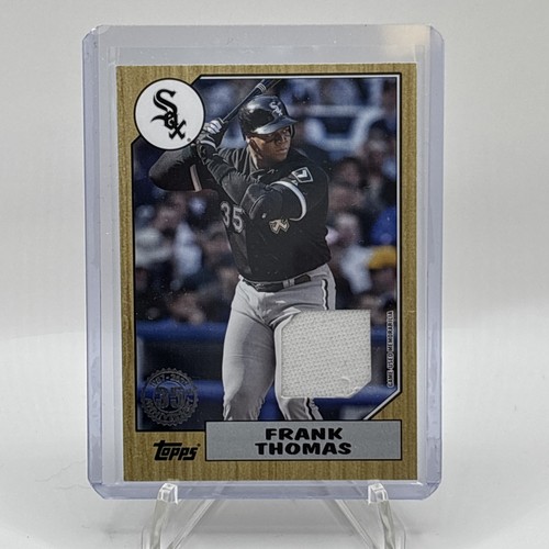 2022 Topps Series 1 Frank Thomas Game Used Memorabilia Patch Chicago White Sox