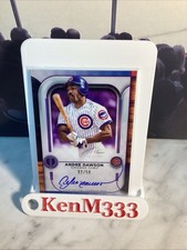 2022 Topps Tribute - Tribute Autographs Andre Dawson #TA-AD Purple #/50 (AU)