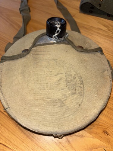 Vintage 7 Pc Of Boy Scout/army Gear. Canteens Utensils Etc.. - Picture 2 of 10