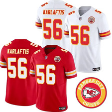 NWT Men's/Youth Chiefs #56 George Karlaftis F.U.S.E Limited Jersey All Stitched