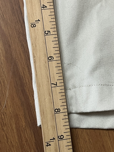 PURITAN uomo grande nuovo con etichetta corto taglia 44 beige easy fit vita vestibilità rilassata comfort LEGGI - Foto 9 di 12