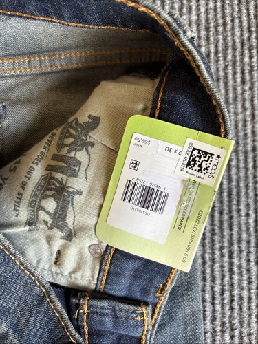 Levi’s Jeans Men’s 29x30 Dark Wash Blue 510 Skinny Stretch - Imagen 5 de 8