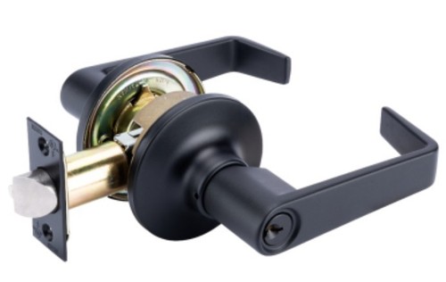 BRINKS - Door Lever BC4009 - Key Storeroom lock - Matte Black Commercial - Picture 4 of 4