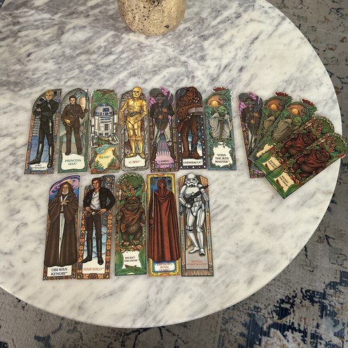 Star Wars Return of the Jedi Bookmarks- 17 Total Random House 1983