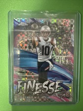 2024 Topps Chrome Football Drake Maye Finesse X-Fractor RC New England #F-2 