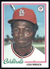 1978 Topps #170 Lou Brock