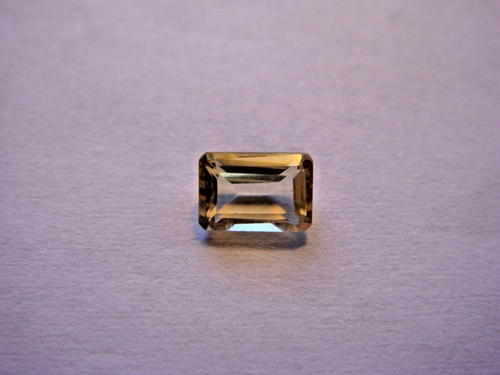 Citrine Rectangular Emerald Cut Gemstone 6 mm x 4 mm 0.50 carat Gem Yellow Stone - Picture 1 of 3