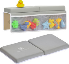 Bath Kneeler and Elbow Rest Pad Set 26'' Extra Long 1.5 Thick Cushioned Kneel