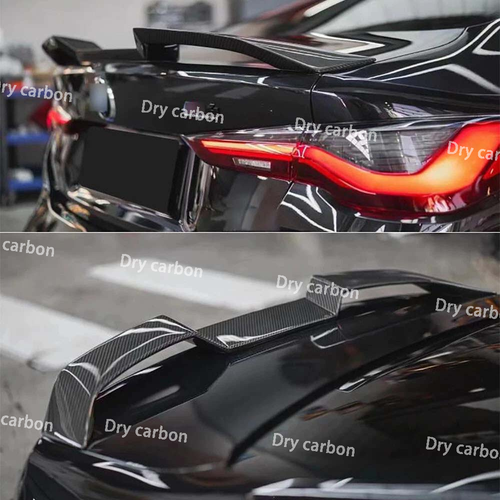 FOR 2019-2023 BMW G20 M340i 330i G80 M3 DRY CARBON REAR TRUNK SPOILER WING LIP - Picture 6 of 11