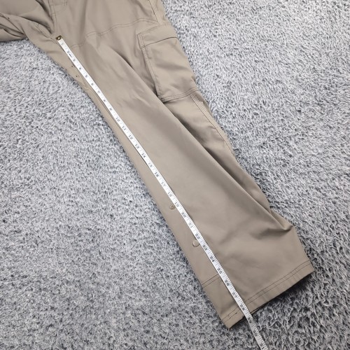 Prana Hose Herren 33x30 braun gerades Bein Cargo Outdoor Chore wandelbar Wandern - Bild 8 von 10