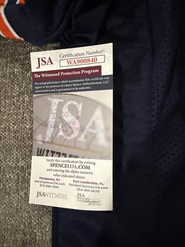 Chicago Bears DJ Moore Autographed Custom Jersey Beckett COA - Picture 4 of 5