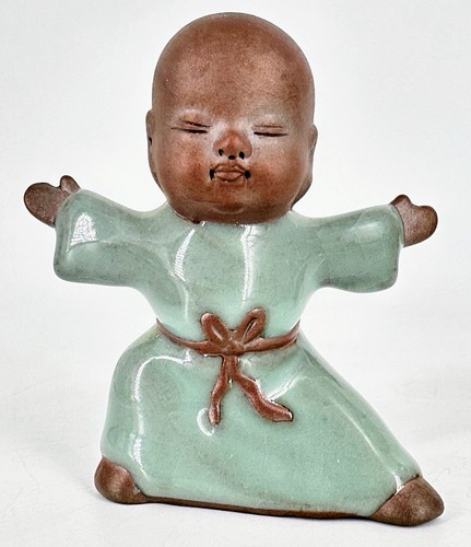 Raro Design Tea Pet Karate Monaco Figure per Decorazione Tavola, Porcellana -Così Carino - Foto 3 di 20