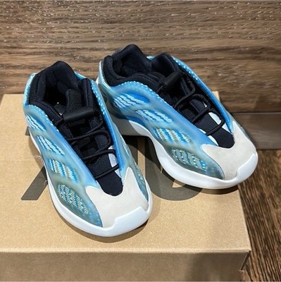 adidas YEEZY 700 V3 INFANTS Sneaker Blue White Black Baby Toddler Size 7K