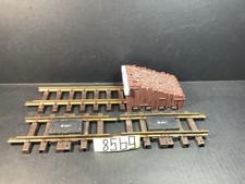 LGB Bump Buffer train stop # 1031 W ,two 1015T Straight Insulate Tracks.