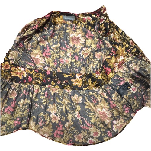 By Anthropologie Deep V Blouse Size:S Bell Sleeve Corset Victorian MSRP $110 - Picture 12 of 15