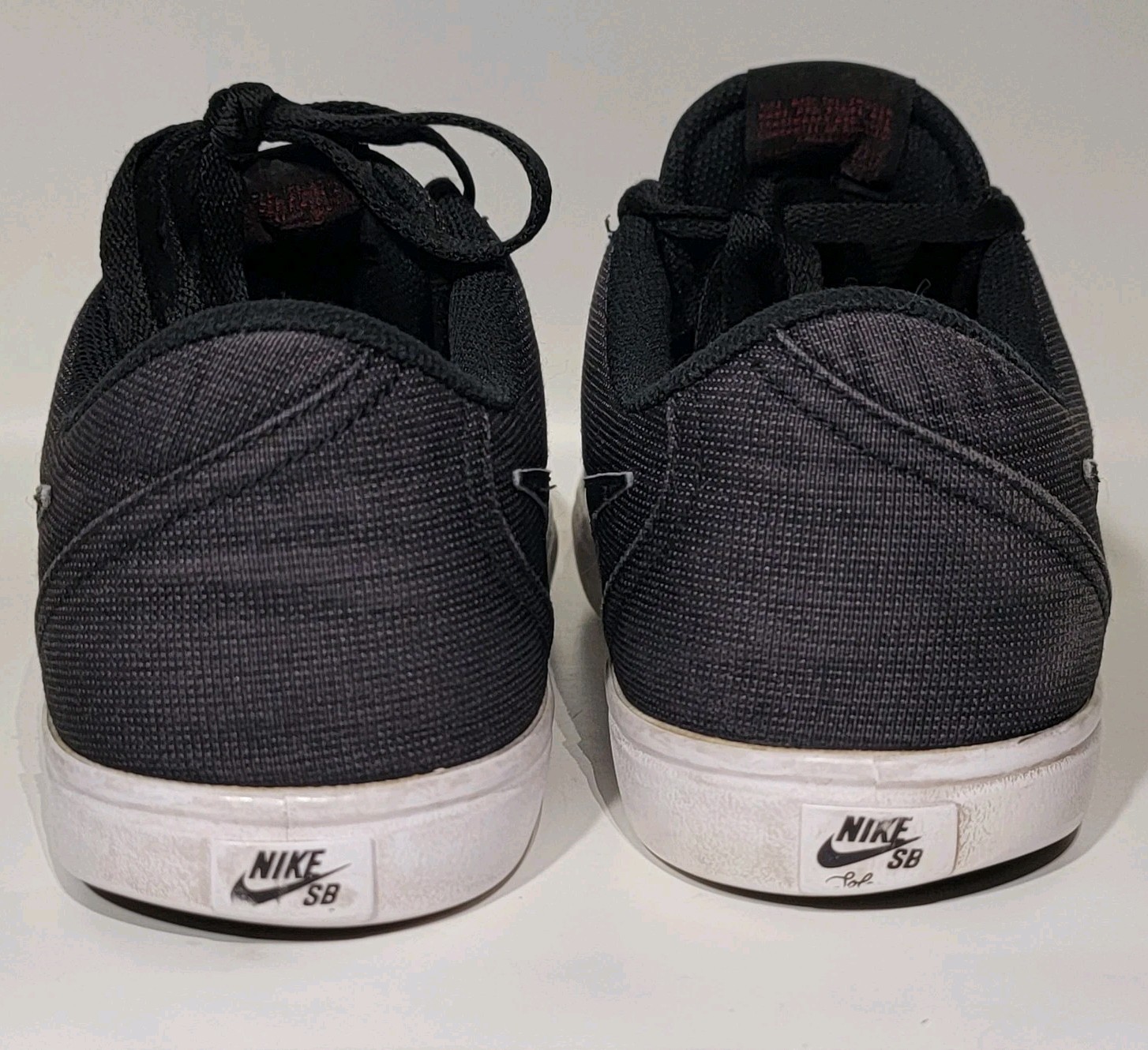 Nike Check Solar SB Canvas Skateboarding Men's Sneakers size 13 Black 843896 007 thumbnail 4