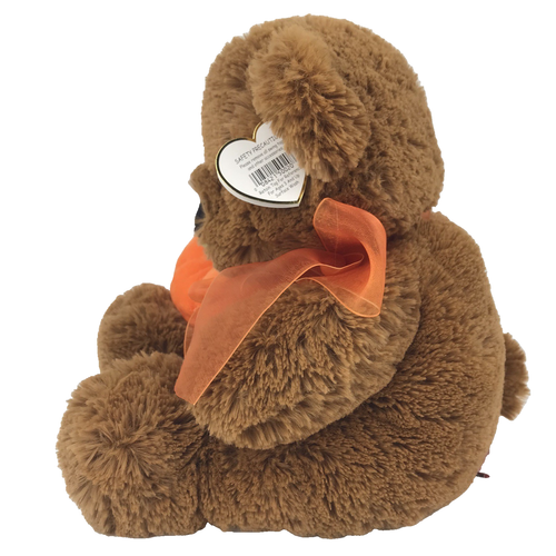 Ty Classic Carver Bear Plush 2006 With Pumpkin Fall Ribbon Bow 9" Sitting w/ Tag - Picture 4 of 13