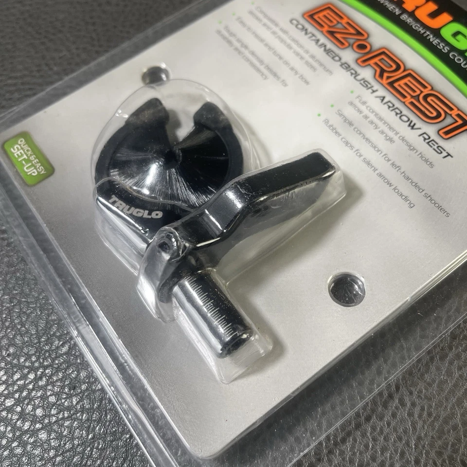 TruGlo EZ Rest Contained Brush Arrow Rest Whisker Biscuit Type LH RH  - Image 2 of 4